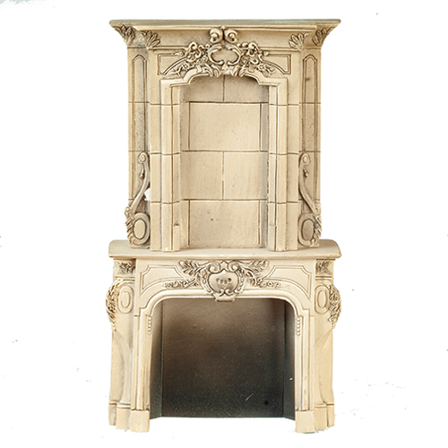 Victorian Fireplace, Gray